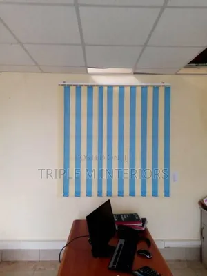 Soft Tone Vertical Blinds Interior Finish