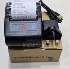 Portable Thermal Printer With Bluetooth Interface