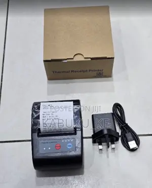 Bluetooth Thermal Receipt Printer With Rechargeable Battery