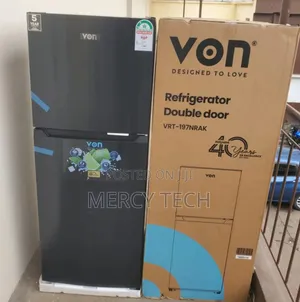 Von Refrigerator Double Door 197 Litres