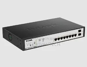 D-Link 8 Port Poe 1000mbps Smart Managed Switch 2 SFP - DGS-F1100-10ps