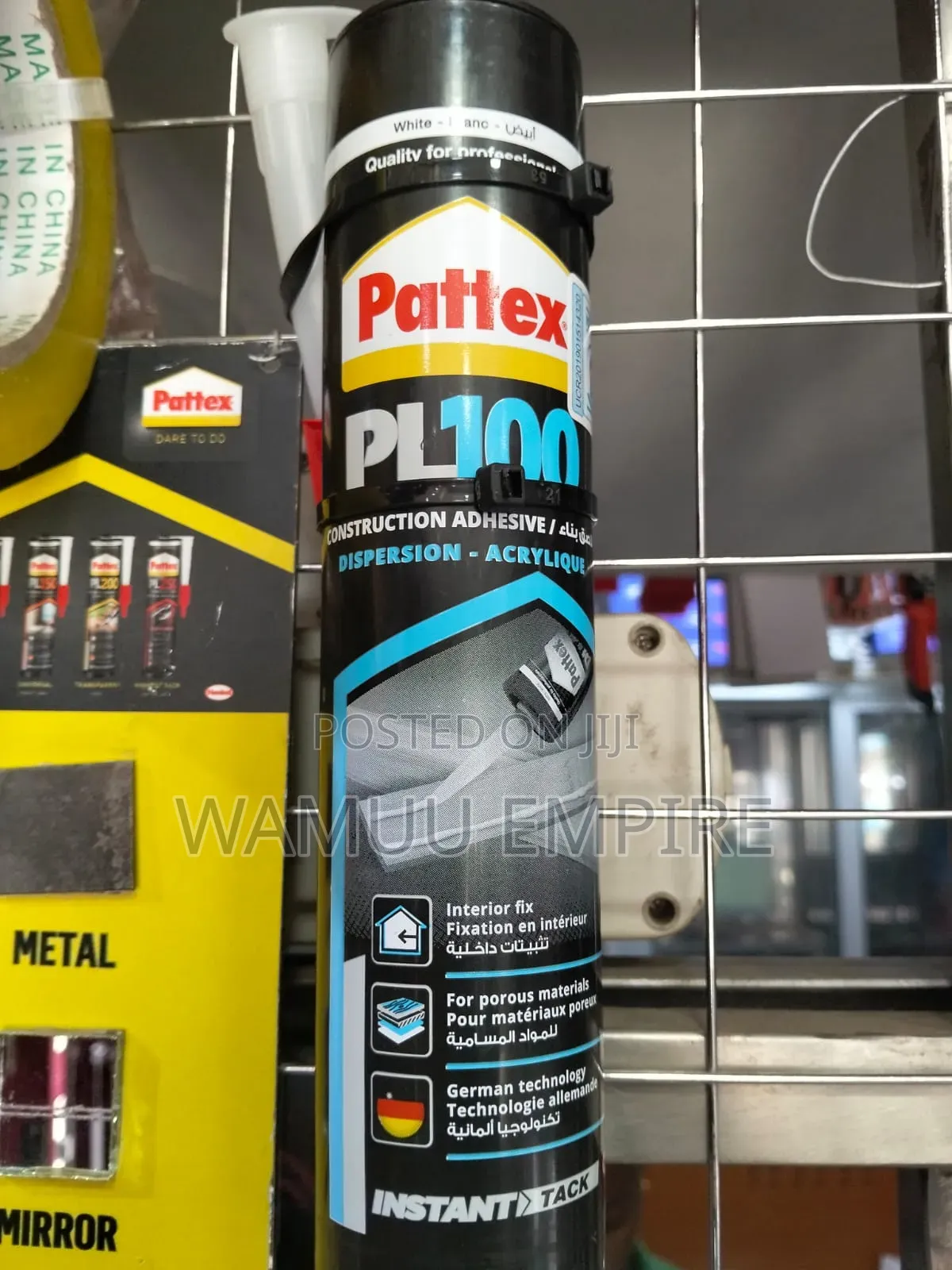 Pattex Pl100 Construction Adhesive,