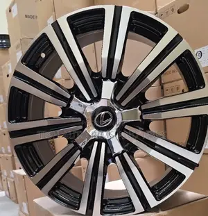 Black Silver 20 Inch Lexus Rims Set