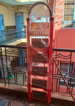 5-Step Red Foldable Household Ladder,