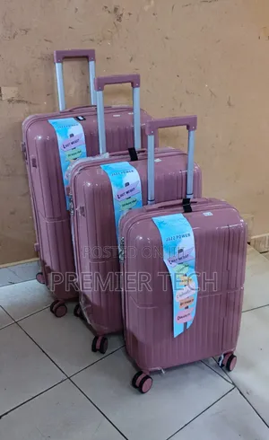 Unbreakable Rubber Suitcase Pp 3-in-1 Suitcase Set
