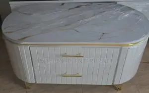 Executive Coffee Table With Glass/Marble Topping