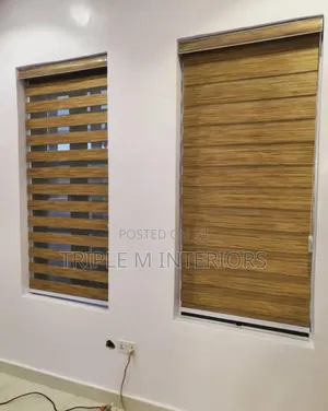Natural Look Window Covers for a Residence