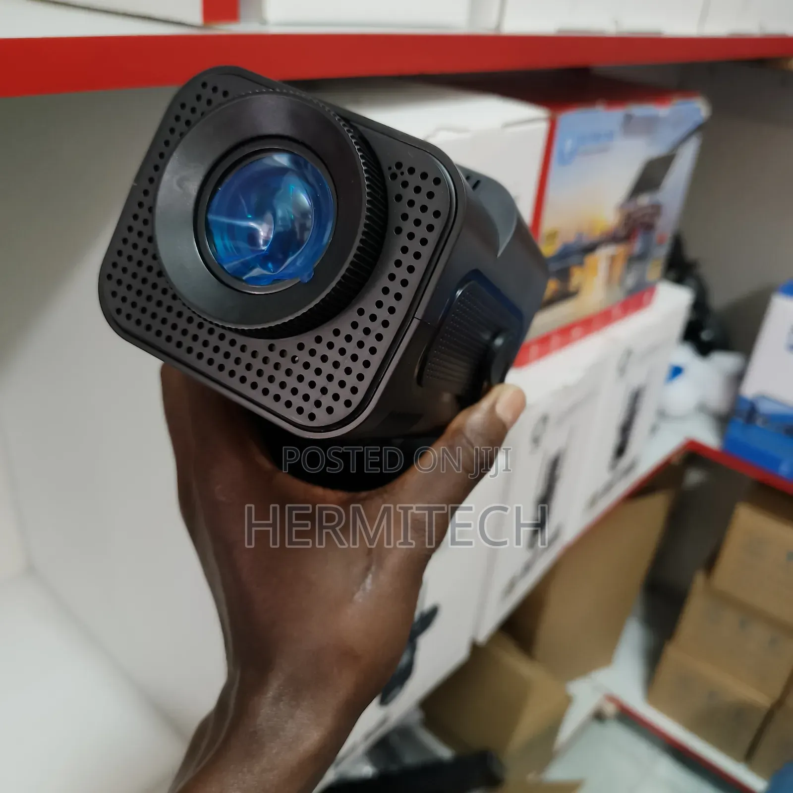 Hy320 Mini Projector for Home Use Resolution Wifi Support