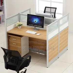 Office Workstations; 2 Persons Square Divived Side Way Workstations