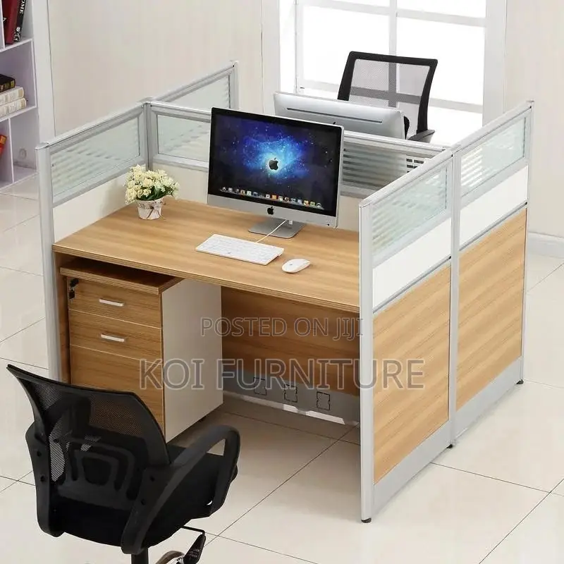 Office Workstations; 2 Persons Square Divived Side Way Workstations