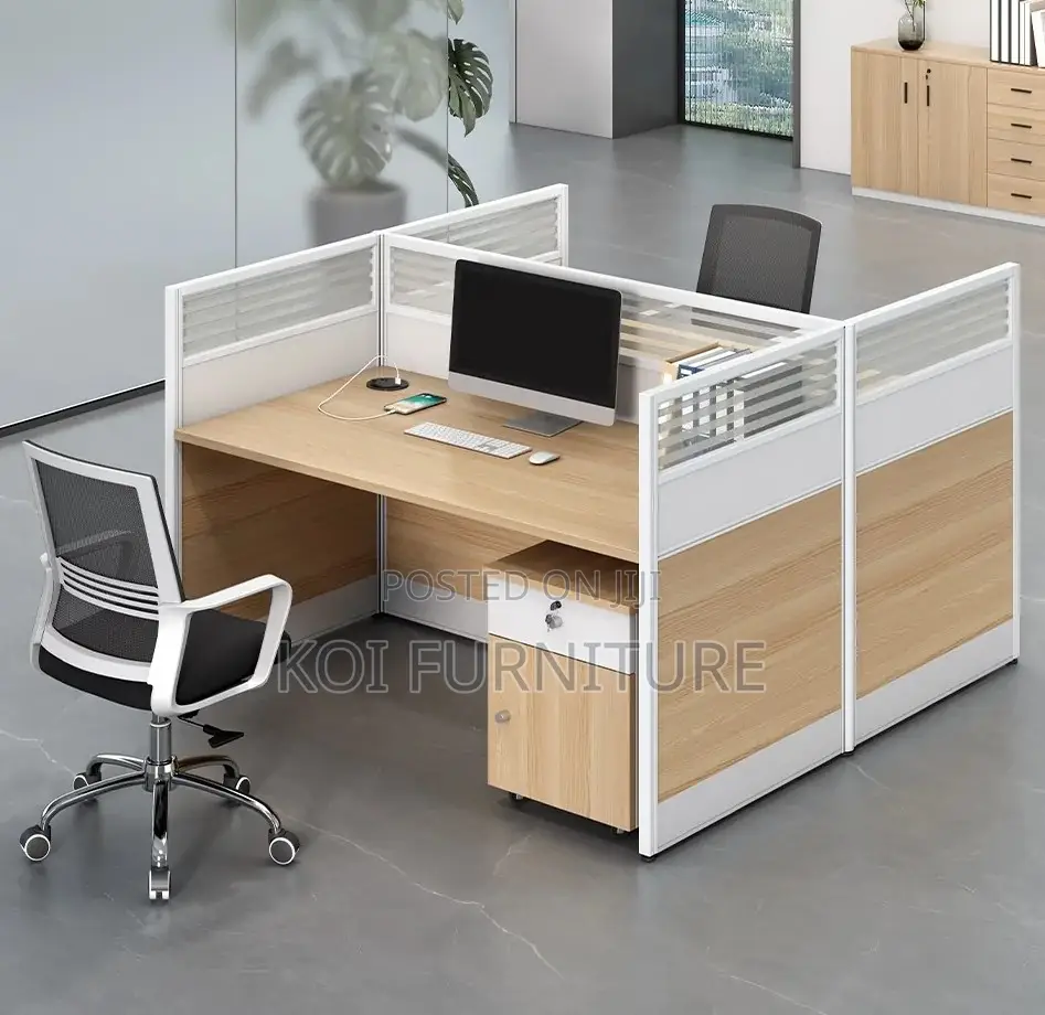 Office Workstations; 2 Persons Square Divived Side Way Workstations
