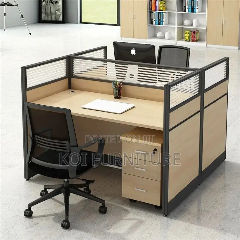 Office Workstations; 2 Persons Square Divived Side Way Workstations