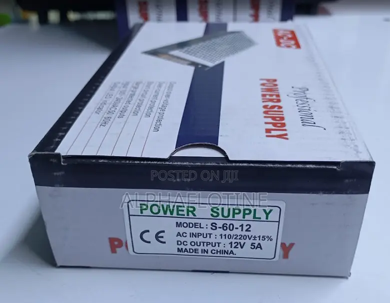 Power Supply 12v 5amp Ac-Dc