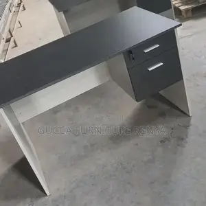 Clerical Customized Brown Study Desk With Drawers