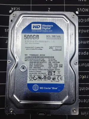 500gb Wd Internal Desktop HDD – Fast Durable Drive