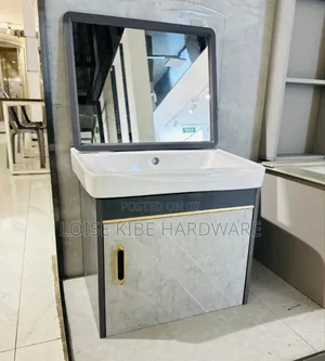 Grey Medium Vanity Cabinet Available