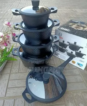 Well Packed. Safe Bosch 10pcs Cookwares