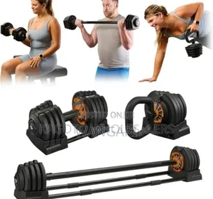 Unisex 50kgs 6in1 Dumbbells