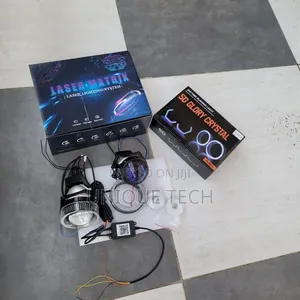 Universal 2.5" Bi-Led Projector Lights With 5d Halo Glory Ring