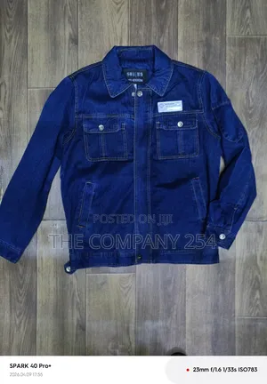 Quality Casual Men Plain Denim All Weather Jacket Available