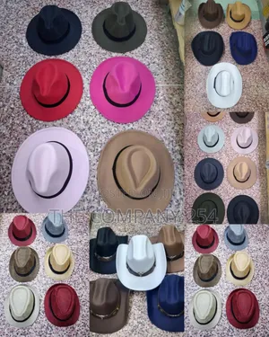Quality Unisex Fedora Godfather Plain Round Hats