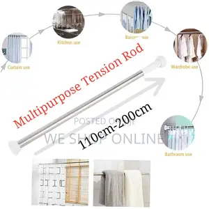 Adjustable Clothes Hanger, Retractable Rod.