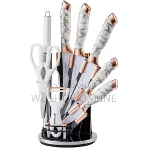 9pcs Acrylic Knife Set