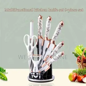 9pcs Acrylic Knife Set