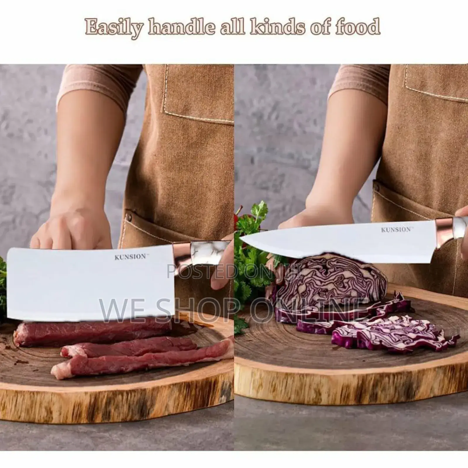 9pcs Acrylic Knife Set