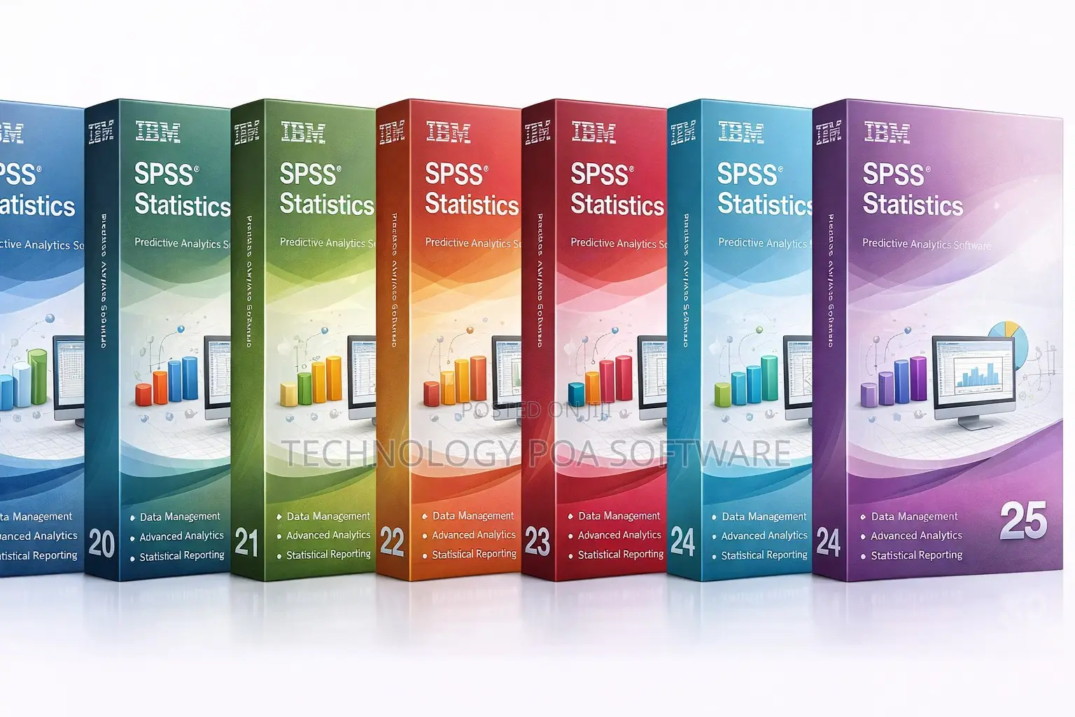 Ibm SPSS Statistics 20, 21 , 22 , 23 , 24 , 25