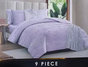 Quality* Cotton Stylish *9pc* Duvet Set Size *6/6*