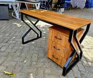 Compact Office Desk With Side Drawer