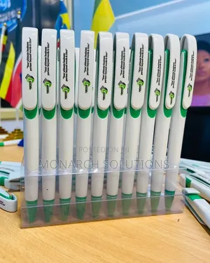 White Executive Pen Printing
