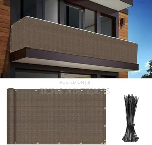 Reinforced Balcony Privacy Barrier Screen For Extra Seclusion