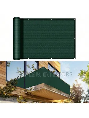 High-Strength Balcony Privacy Mesh Shield for Outdoor Use