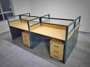 4-Way Work Station Desk Collaborative Office Table