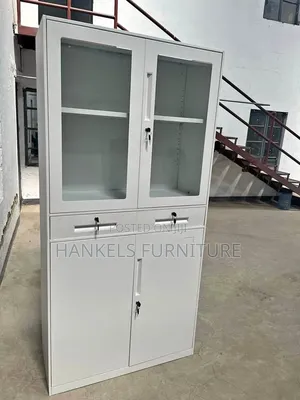 2 Door Metal Storage Cabinet Filing and Storage Unit