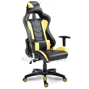 Office Chairs; Adjustable Fabric~ Leather Studio Gamers Creators Seat