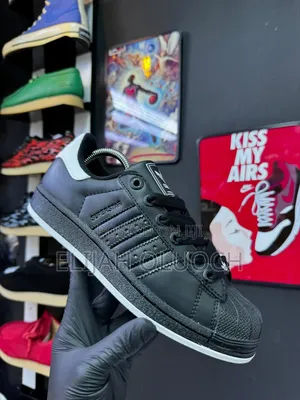 Black Adidas Superstar Ii
 Sizes :_40 41 42 43 44 45_
