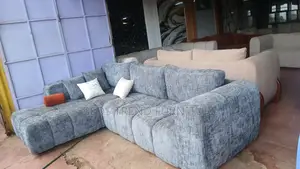 6 Seater Modern Plush Corner Lounge