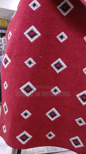 Bold Beautiful Red Dotted Carpet for Stylish Interiors