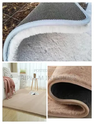 5x8 Heavy Fluffy Carpet – Ultra Soft Plush Area for Living Bedroom