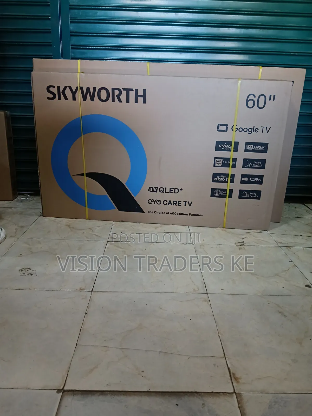 Skyworth 60 Inches Smart Android Qled Google Frameless Tv