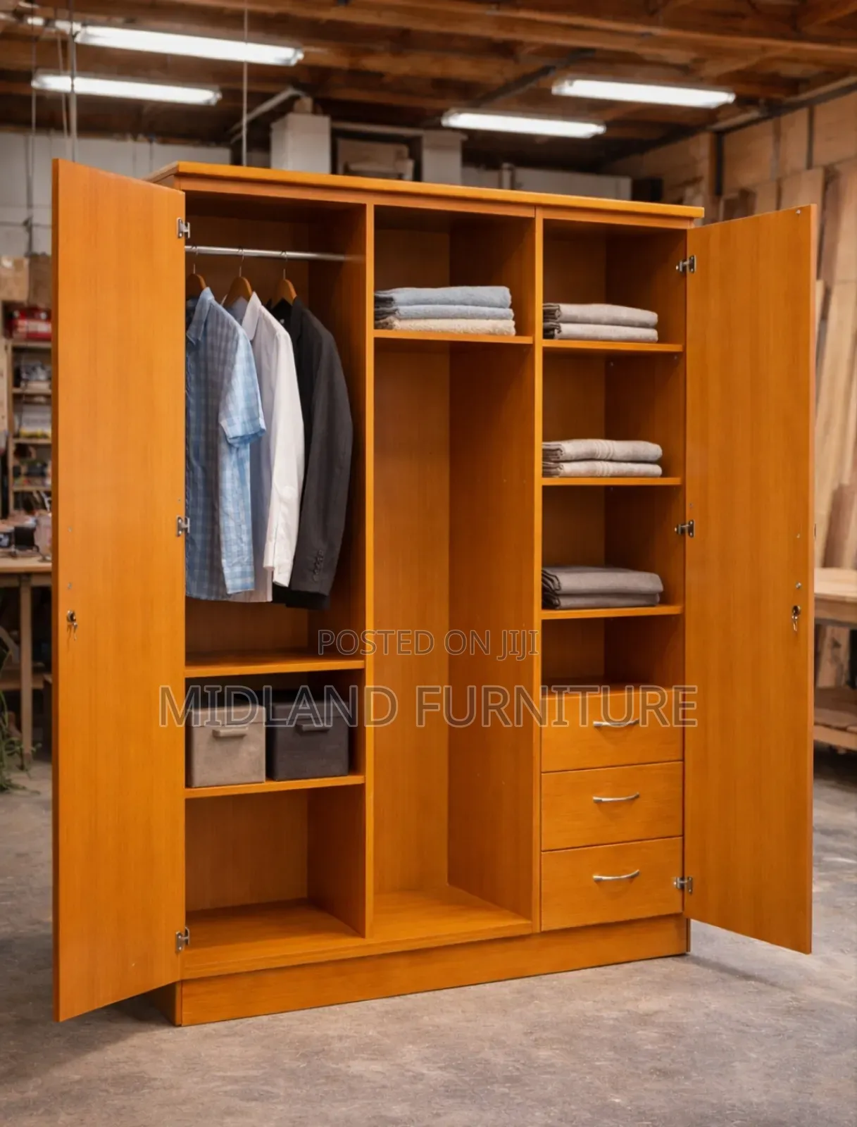 Modern Custom Clothes Cupboard in Kenya