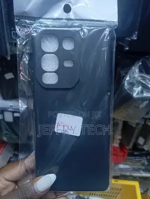 Black Silicone Protective Back Cover for the Infinix Note 50s 5g Smart