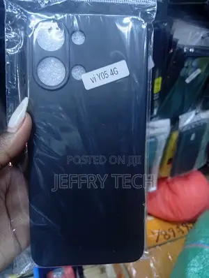 Vivo Y04 4g Back Cover Soft Matte Liquid Silicone Case With Official