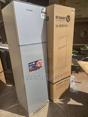 210litres Fridge Double Door Volksmart