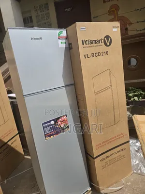Volksmart 210litres Fridge Double Door