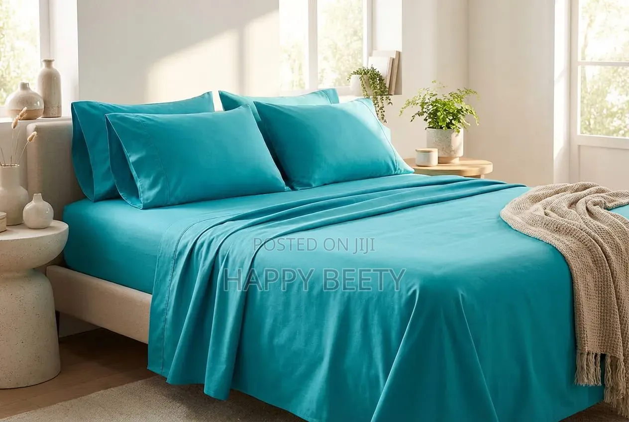 *6pcs Flat Pure Cotton Bedsheets*