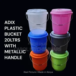 Plastic Bucket 20 LTRS With a Metallic Handle